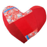 Patchwork Heart Shape Cushion