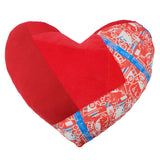 Patchwork Heart Shape Cushion