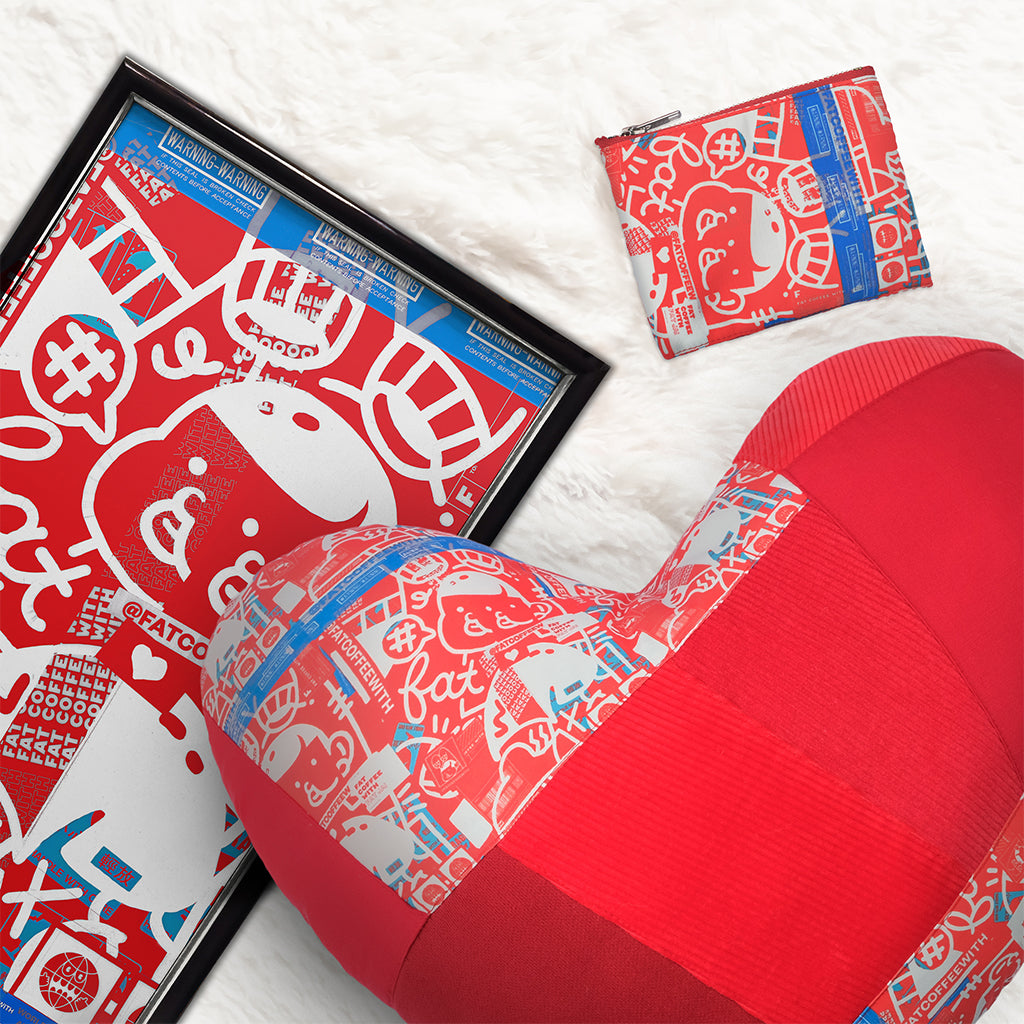 Patchwork Heart Shape Cushion