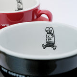 FAT COFFEE WITH LOVERAMICS 250ml Cappuccino Cup & Saucer